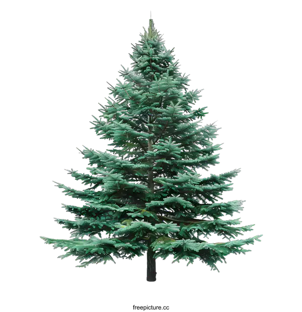 [Transparent Background PNG]Single Christmas Tree Isolated On White Background