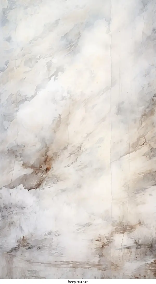 White Marble Texture Background with Grey and Brown Veins