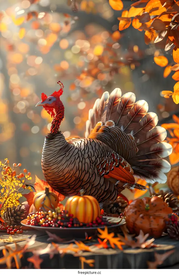 Thanksgiving Turkey Pumpkin Harvest