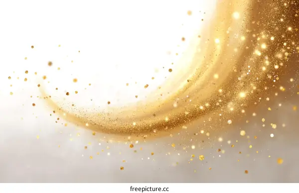 Golden Glitter Abstract Background Design