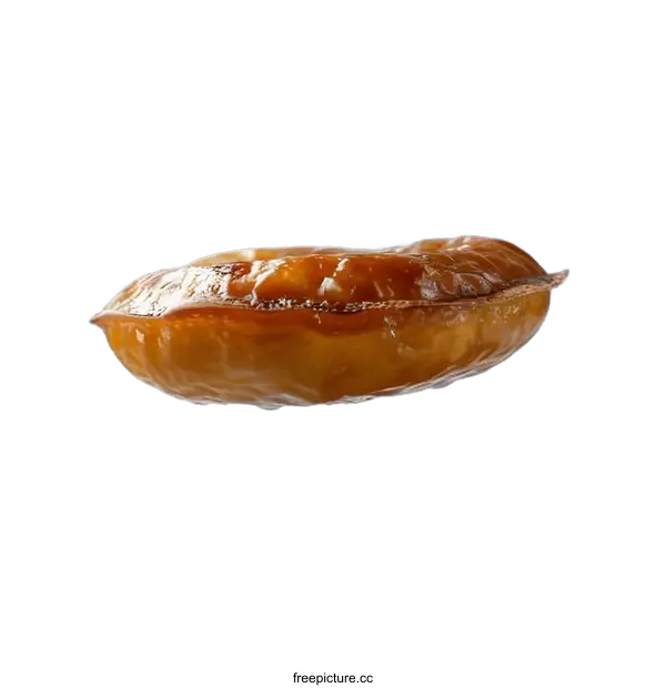 [Transparent Background PNG]Close Up of a Single Brown Seed Pod