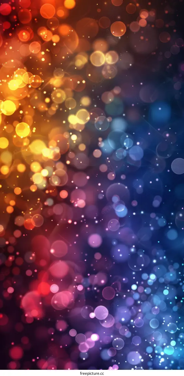 Colorful Bokeh Light Background
