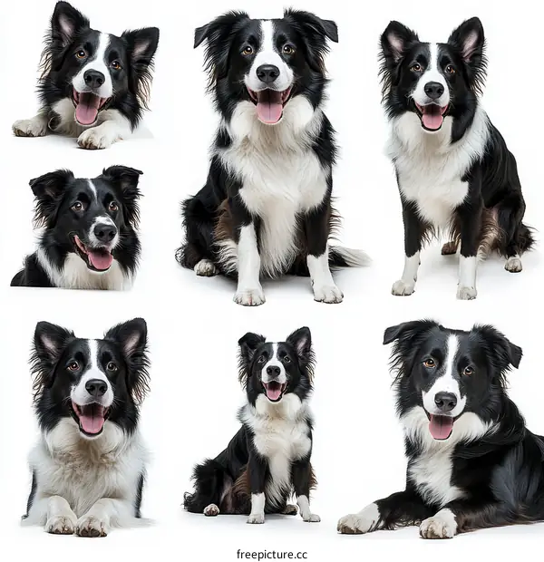 Border Collie Dog Photoshoot Collection