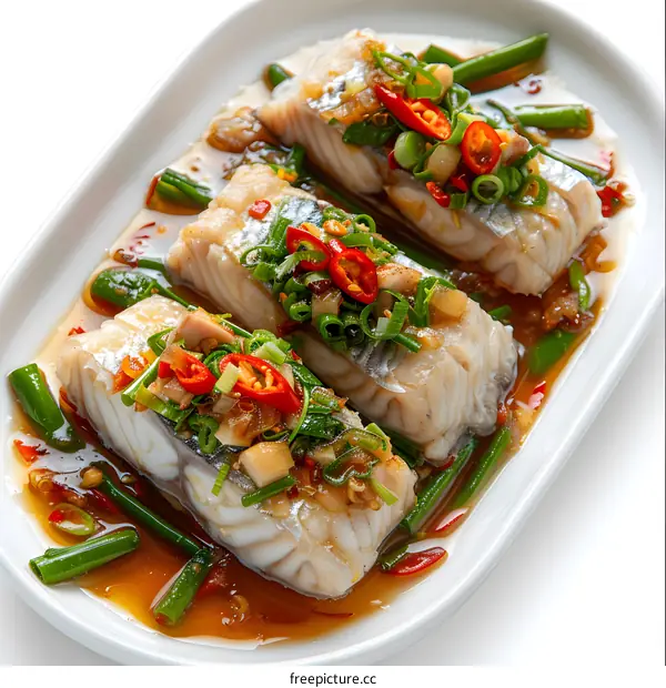 steamed fish with ginger and scallions