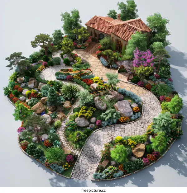 Garden Landscape Design Renderings: A Scenic Escapade into Outdoor Haven Visions