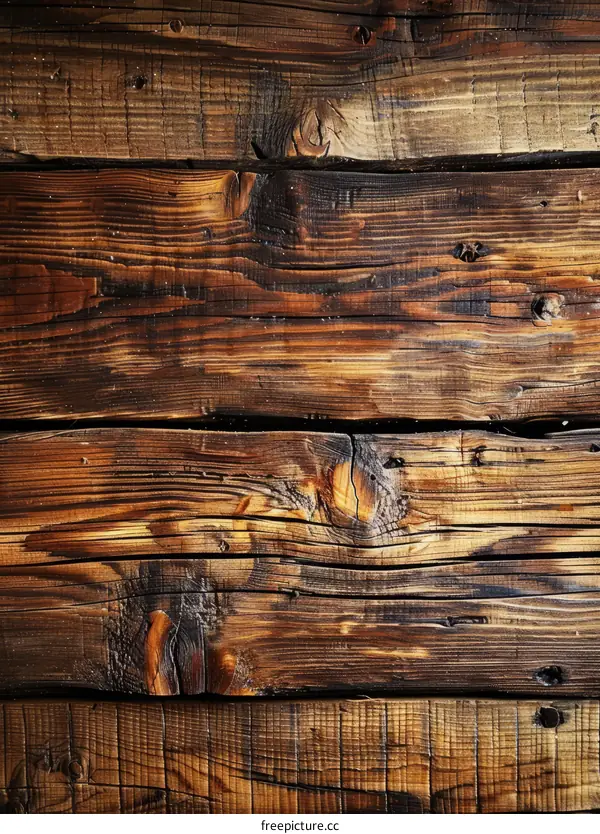 Rustic Wooden Surface Texture