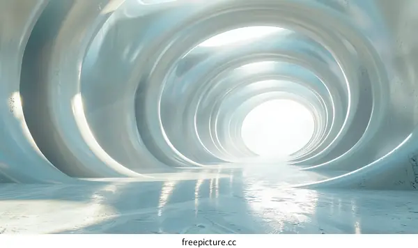 Futuristic Sci-Fi Tunnel