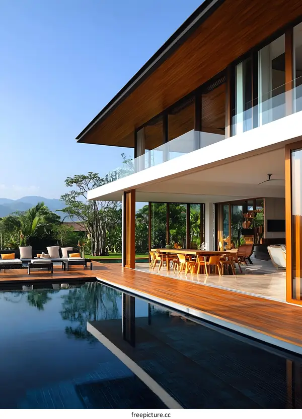 Modern Luxury Villa with Infinity Pool and Stunning Mountain View
