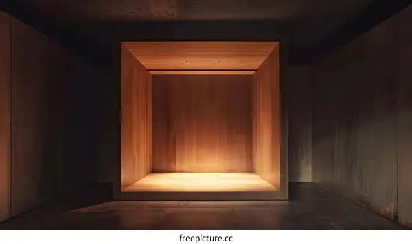 Minimalist Wooden Room Interior Design