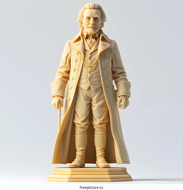 Historical Figure Resin Statue
