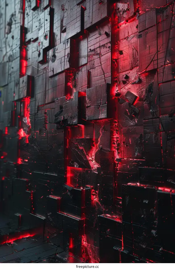 Molten Crevices in Worn Stone