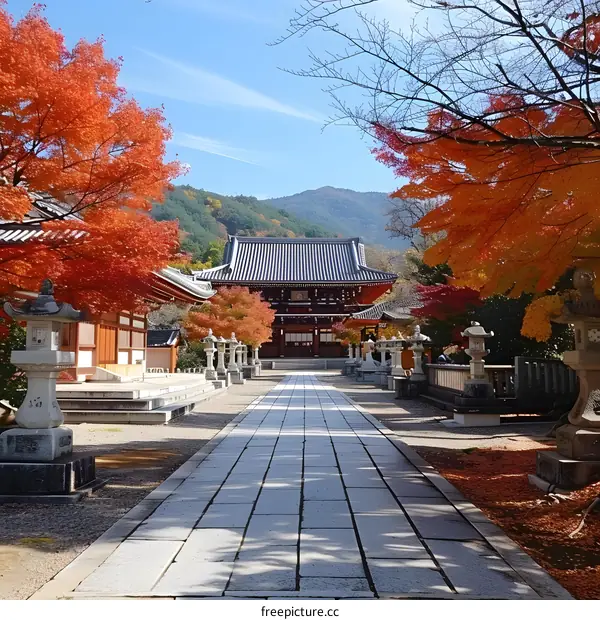 Autumn Colors at the Japanese Temple