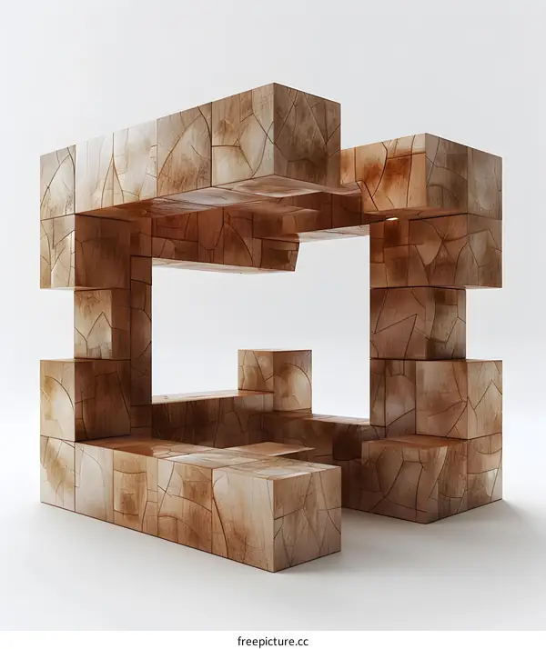 Cubes sculpture