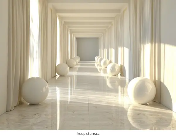 White Modern Corridor