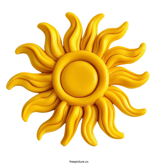[Transparent Background PNG]Handmade Sun Ornament Design