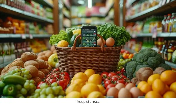 Online grocery shopping