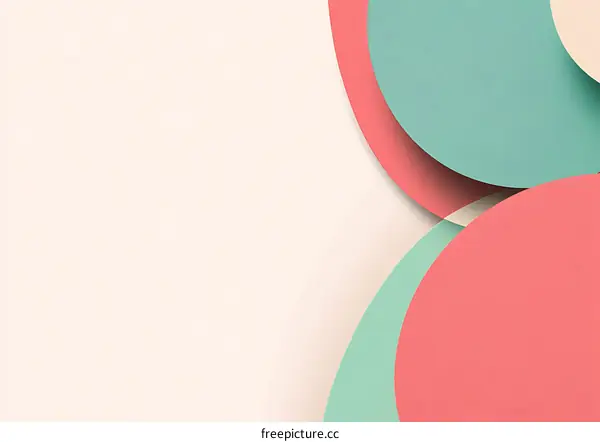 Abstract Circle Background Minimal Design