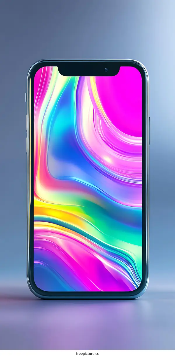 Abstract Swirls Colorful Background