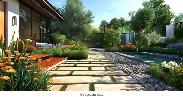 The perfect combination of modern residence and natural landscape