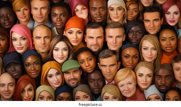 People of different ethnicities and races