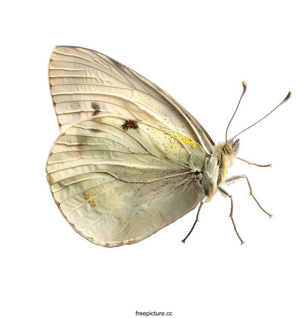 [Transparent Background PNG]Butterfly insect macro white background