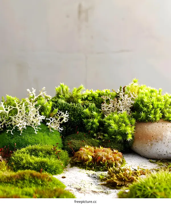 Green Moss Background Texture