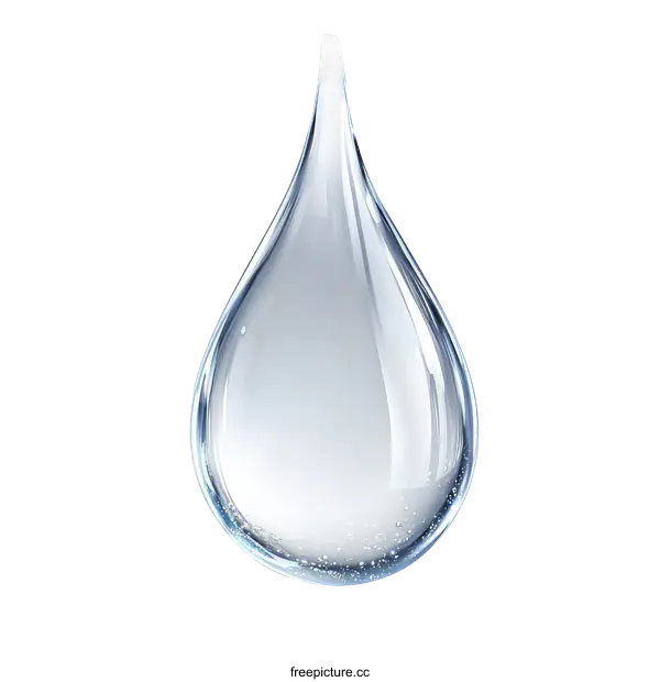 [Transparent Background PNG]Clear Water Drop Illustration