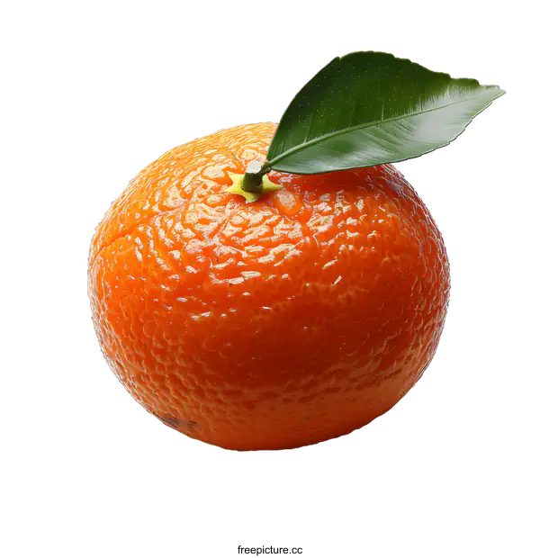 [Transparent Background PNG]A photo of a tangerine