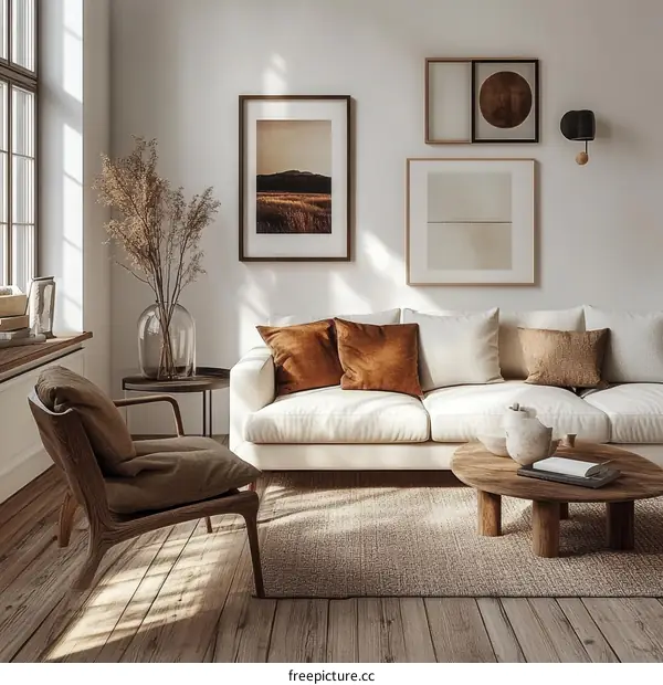 Modern Minimalist Living Room Interior Design