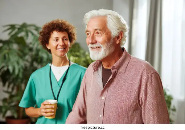 Elderly Caregiver and Patient Interaction at Home