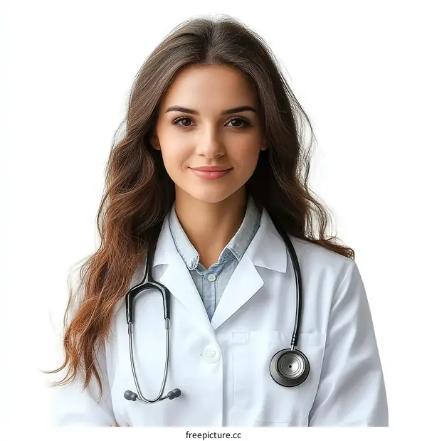 Female Doctor Portrait Studio Shot