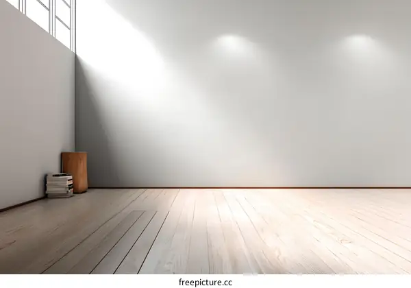 Empty Modern Minimalist Room Interior Design