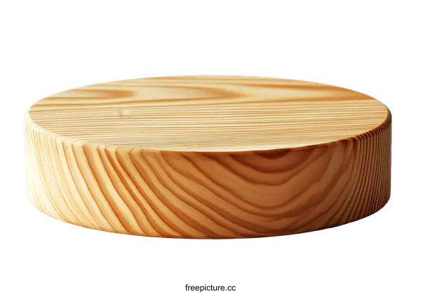 [Transparent Background PNG]Wooden Round Display Stand