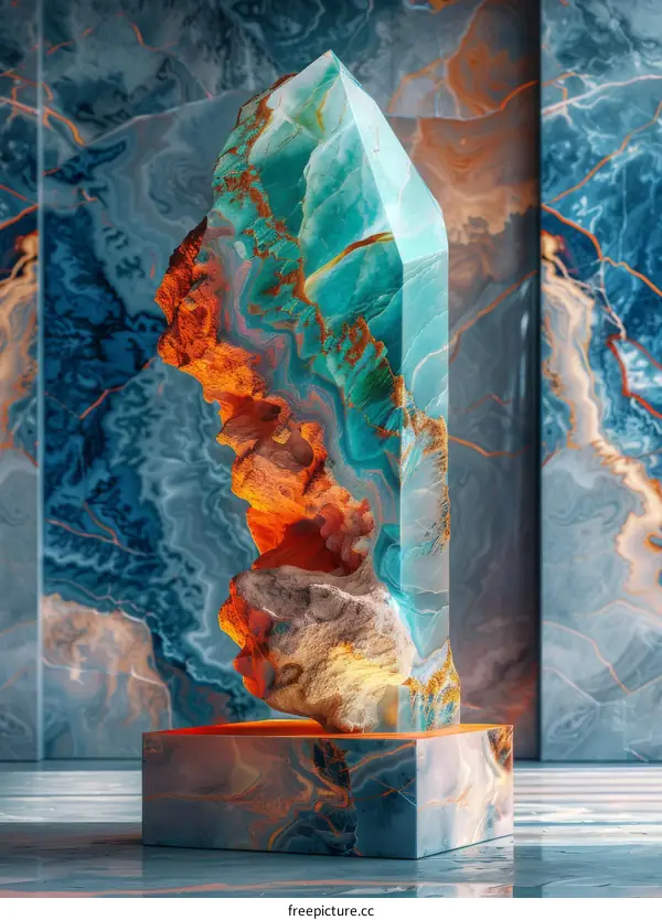 Abstract Crystal Structure Display