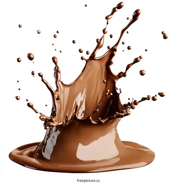 Chocolate Splash Illustration