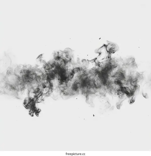 Abstract Ink Blot Art