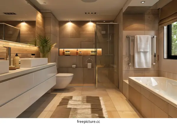 Lavish Bathroom Design Concept