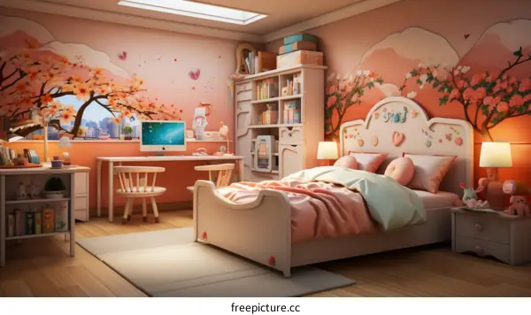 A Dreamy Pastel Pink Bedroom