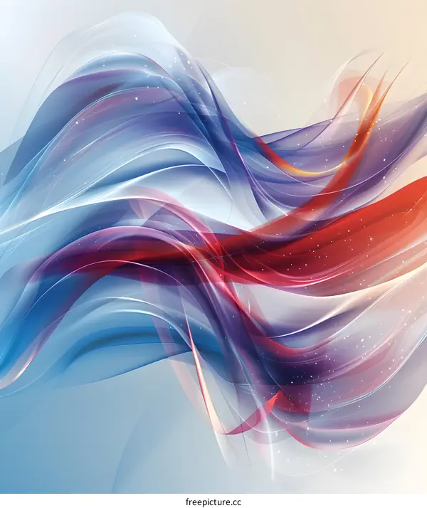 Blue and red abstract background