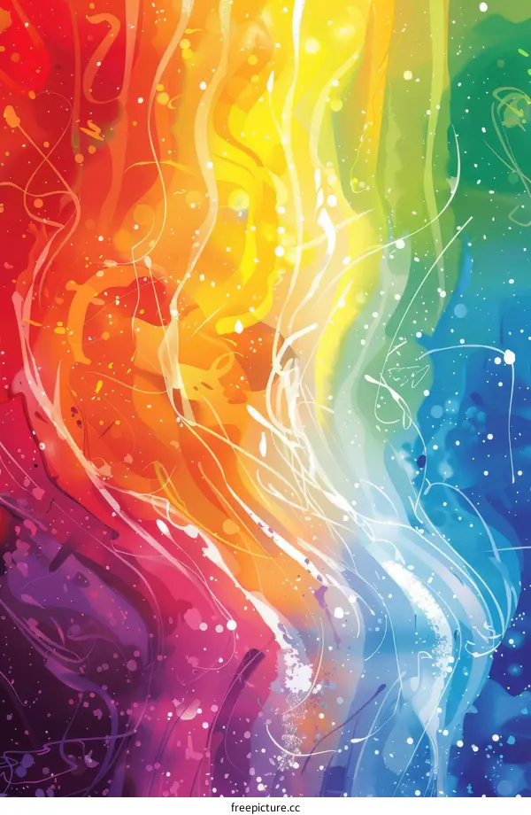 Colorful Abstract Oil Painting