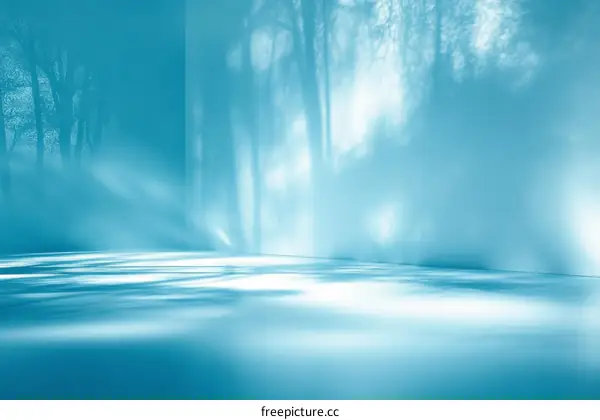 Peaceful Forest Scene Illustration