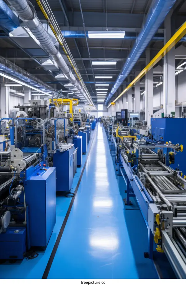 factory machines production line manufacturing