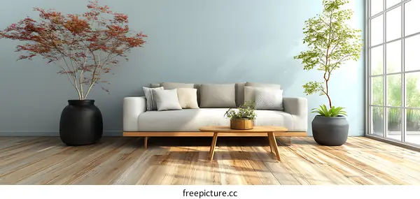 Modern Minimalist Living Room Interior Design