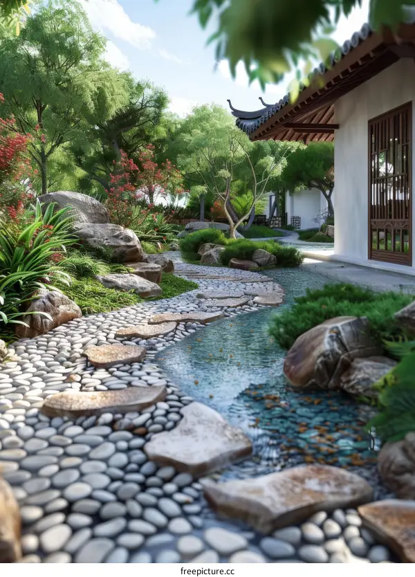 Chinese Style Landscape Design Renderings