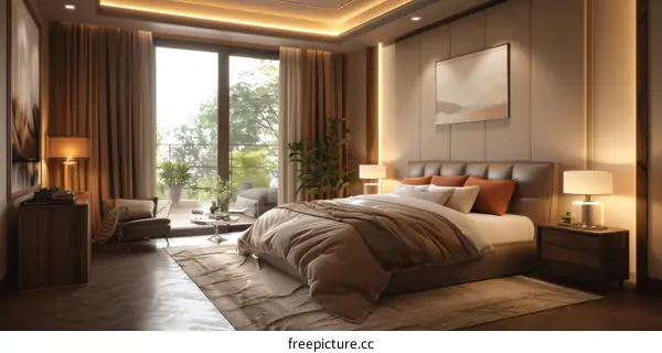 Modern Luxurious Bedroom Interior Design