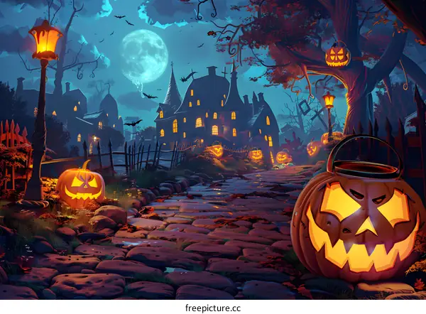 Halloween Pumpkin Jack-o-lantern