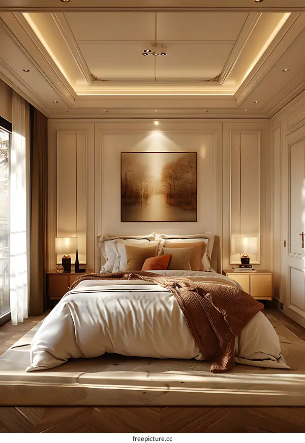 bedside decorative painting renderings