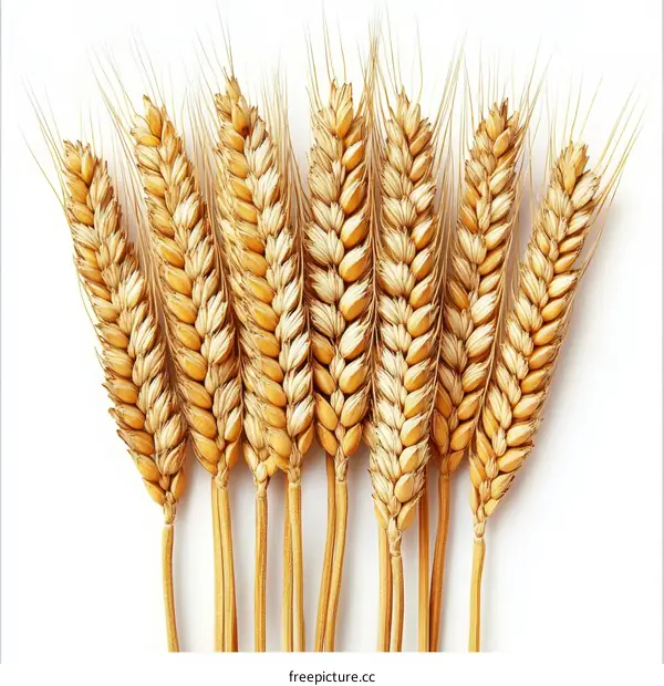 Golden Wheat Ears Close Up