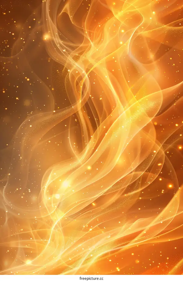 Graceful Golden Silk Background