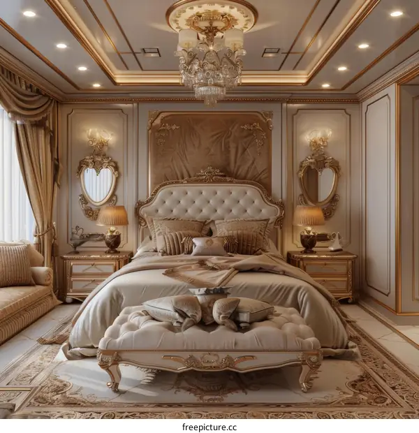 European-style Luxurious Bedroom